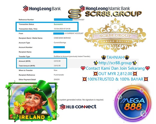 Feeling lucky? 🍀 Win €200 and a MYR 2,812 Jackpot in Mega888! Join now for a chance to unleash the Irish luck! 🎰💰 