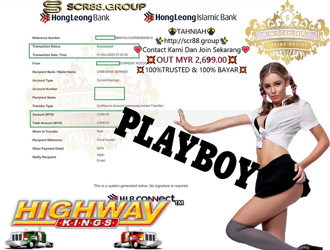 🎰 Play and win big with MYR 200 starting stake! Experience the sensational Playboy 🐰 and Highway King 🚗 casino games! 🤑 Jackpot prizes up to MYR 2,699,000! Join now!
