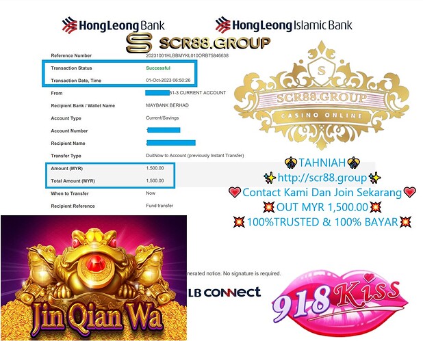  🎰 Play Jin Qian Wa at 918kiss Casino Games and WIN BIG! 🤑 Unleash Your Luck and Win MYR 1,500.00! 😱 Don't Miss Out - Only MYR 250.00 Bet! 💰 