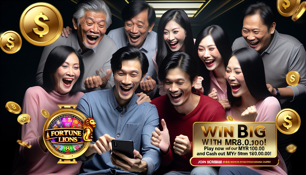 Join the Excitement at Pussy888 with Fortunelions Game - Win Big with MYR 100.00 to MYR 500.00!