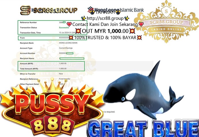 Pussy888, Great Blue, Winning Strategies, Slot Game Tips, Turn MYR 100 into MYR 1,000