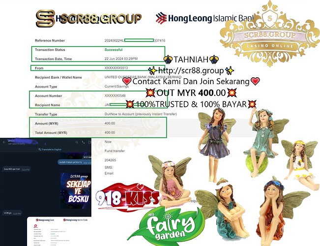 Fairy Garden Magic, 918Kiss, Win MYR 400, Start with MYR 50, Online Gaming