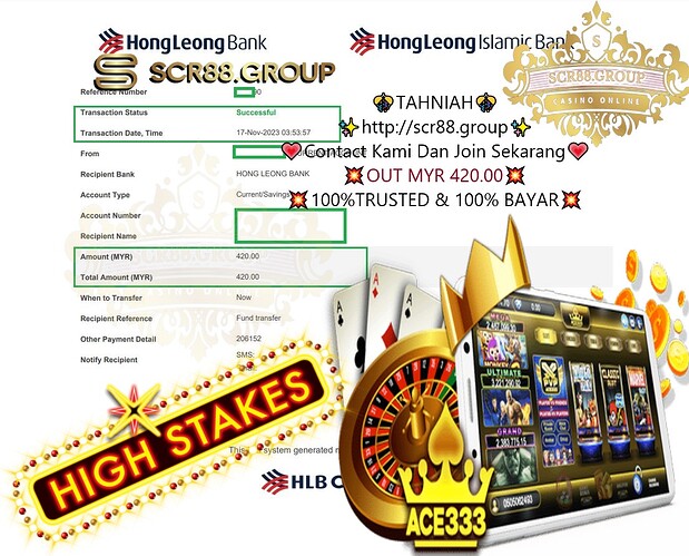 🎰💰 Win Big at Ace333 Casino Game - High Stakes up to MYR 420.00! Play now and unleash your luck with exciting slot machine games! 🎲🍀