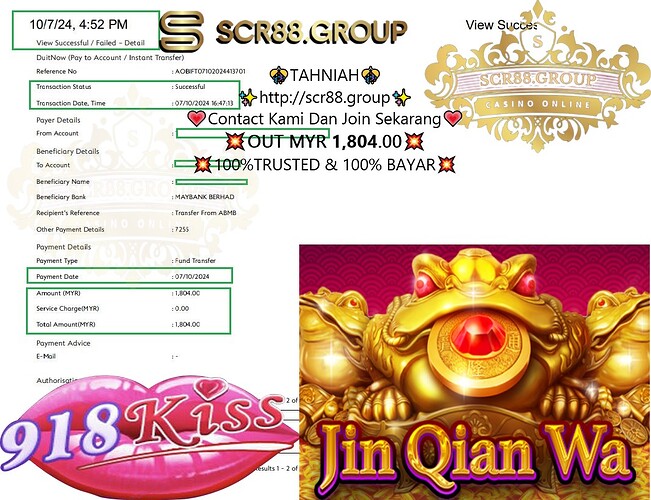 918kiss, Jin Qian Wa, online slots, jackpot strategy, responsible gaming