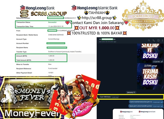 Double your money fast 💰🚀! Discover how to hit the jackpot with 918Kiss game 'Moneyfever' and turn MYR 500 into MYR 1,000 instantly! 🎰💵