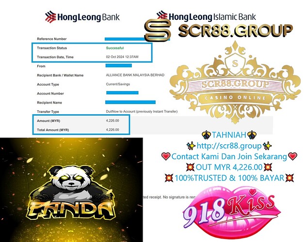 918Kiss, Panda Magic, online casino, win big, turn MYR 500 into MYR 4,226