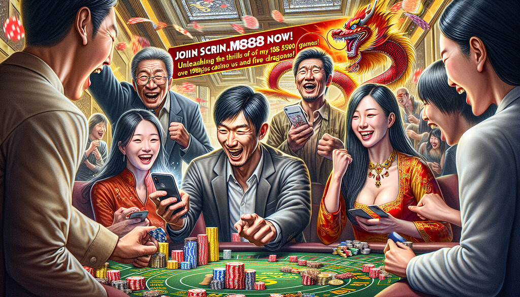  From Myr 50.00 to Myr 500.00: Unleashing the Five Dragons in 918kiss Casino Game! 