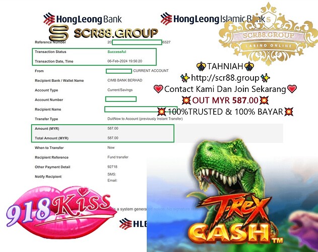  💰 Play 918kiss Game: Rex Cash Bear and WIN BIG! 🎰 Join now with MYR 50.00, Cash Out MYR 587.00 💸💥 Get ready for an exciting gambling adventure! 🐻🤑 