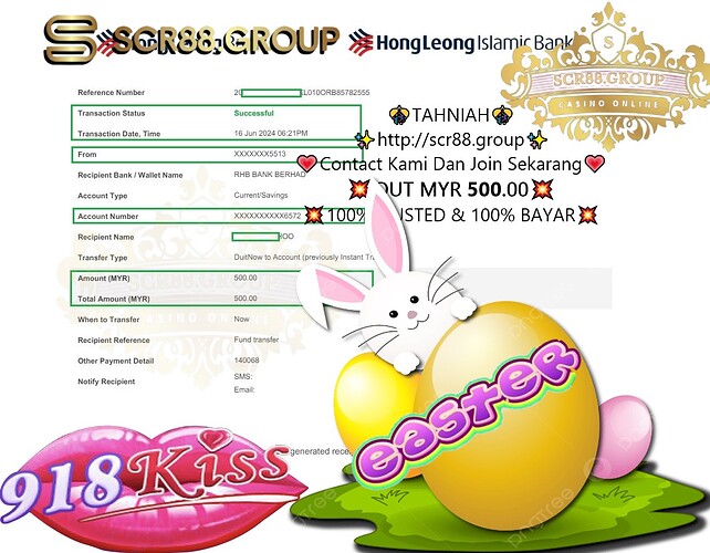 Easter Fortune, 918Kiss, Casino Win, MYR 500 Win, Online Casino Tips