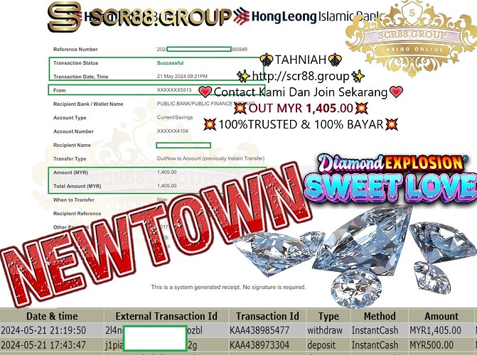 Newtown Diamond Explosion, Online Casino, Big Wins, Slot Games, Play Responsibly