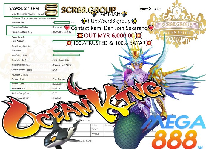 Mega888, Ocean King, MYR 400 to MYR 6,000, fish hunting game, online gaming tips