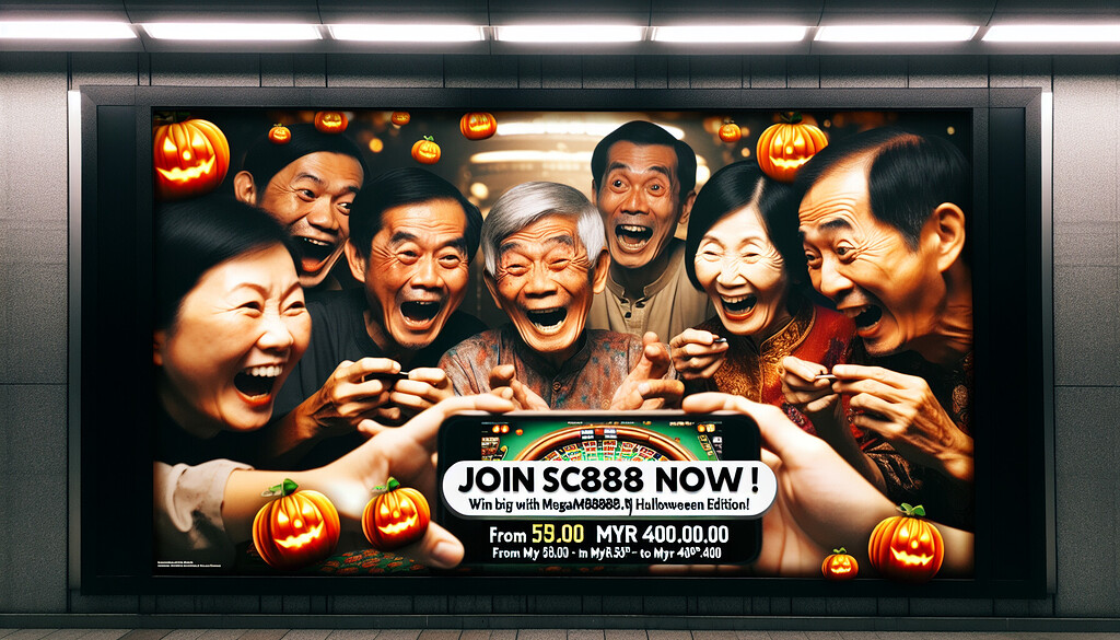  Win Big with Mega888 Halloween Casino Game: Bet Myr 50.00 and Win up to Myr 400.00! 
