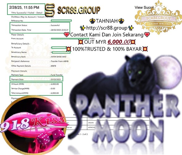 Panther Moon Jackpot, 918kiss, MYR 500 to MYR 6000