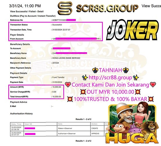 🎰Play Joker123 Huga and win big prizes! Get a chance to win MYR400.00 to MYR10,000.00 in rewards - Join the excitement today!💰🔥