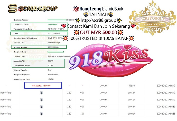 918kiss, Moneyfever, online gaming strategy, turn MYR 50 into MYR 500