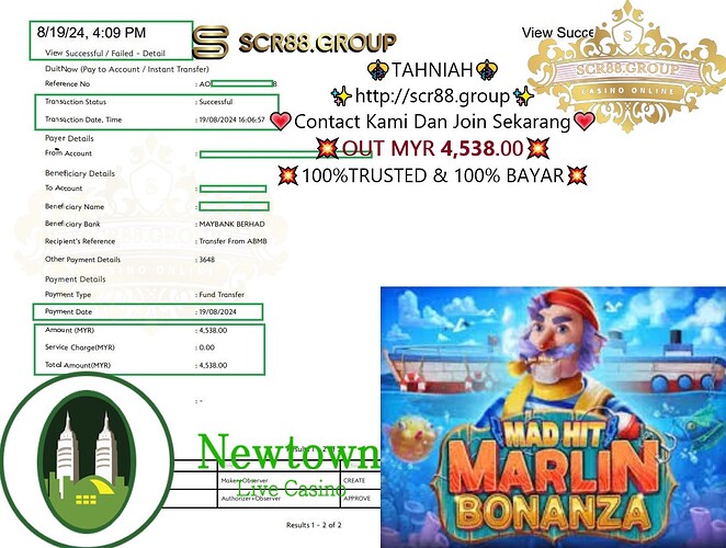 NTc33, Marlin Bonanza, Newtown, gambling tips, winning strategy